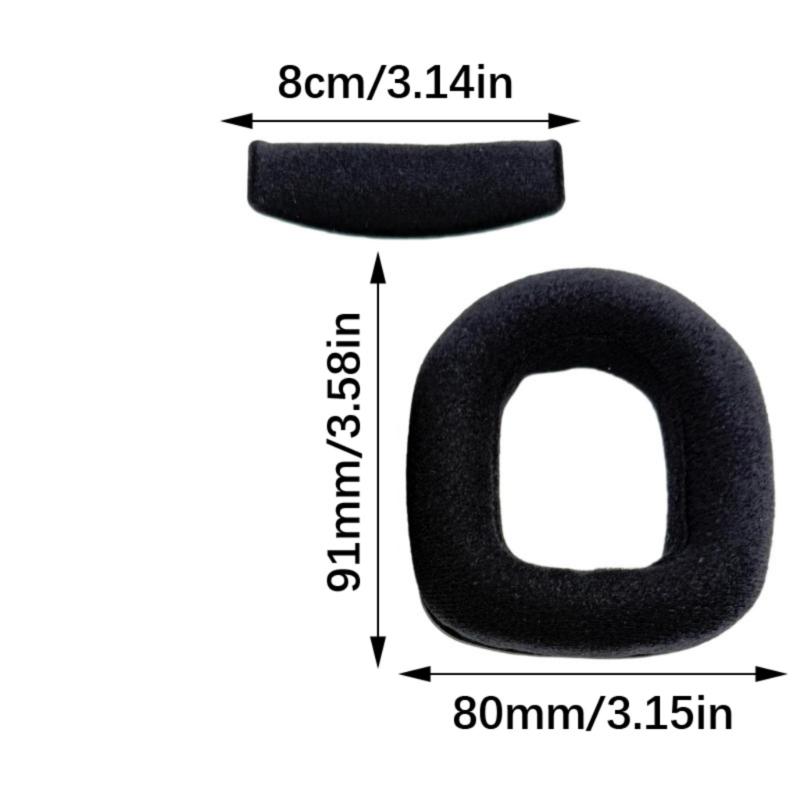 Soft Sponge Earpads Headband For A10 Headphones Soft Breathable Replacement Ear Cushions