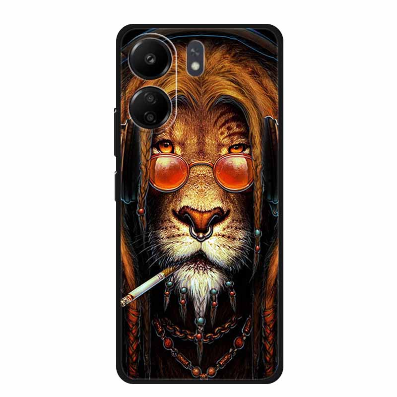 For Xiaomi Poco X7 Pro 5G Luxury Animal Case Soft Silicone TPU 6.67"Phone Back Cover for Poco X7Pro 5GShockproof Protective Capa