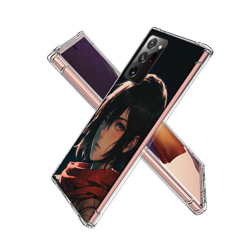 Character MIKASA Phone Case for Samsung A55 A35 A25 A15 A07 A05S A16 A17 A26 A36 A37 A56 A57 Galaxy Note 20 10 A50S A71 A51 A31