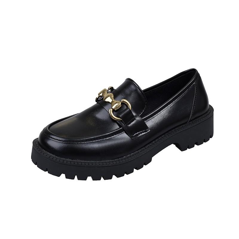 

Женская обувь однотонная на открытом воздухе классическая женская кожаная обувь Мэри Джейн простая круглая универсальная модная женская обувь 42