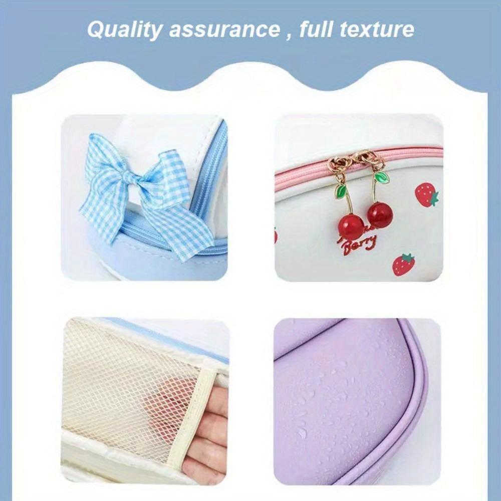 Kawaii Pencil Case Large Capacity Pencil Box Pouch Holder Box Office School Supplies for Kids Pretty Stationery Organizers Gift