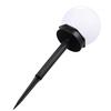 LED Solar Energy Powered Bulb Lamp Waterproof Outdoor Garden Street Solar Panel Ball Light Cold White 1Pc