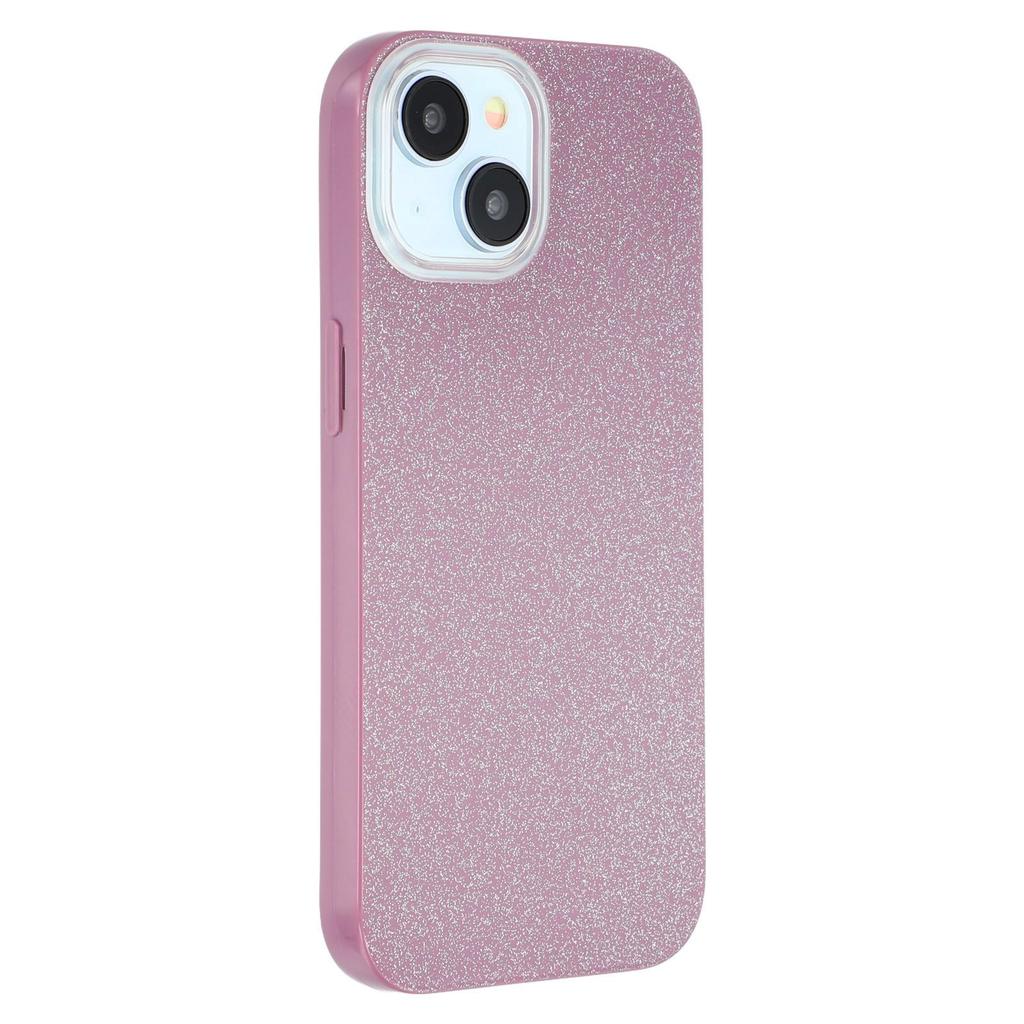 For iPhone 14/13 Case IMD Glitter TPU Phone Cover Large Camera Cutout