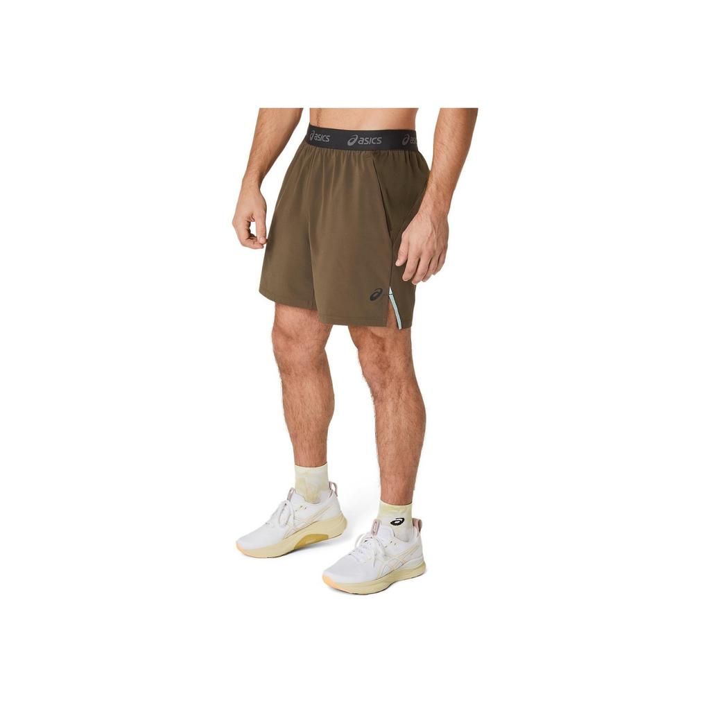 Asics 7In Actibreeze Stylish Simple Comfortable Solid Color Sports Shorts Men Shorts 2031E892-200