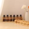 5/6 Holes Wooden Essential Oils Storage Rack Fits 30Ml Bottles Tabletop Display Stand For Aromatherapy Bottles Storage