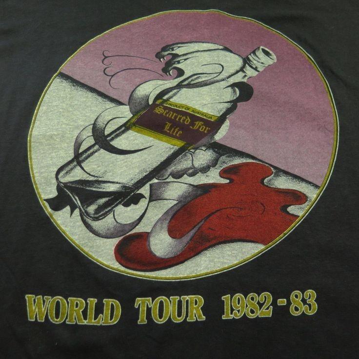Rose Tattoo Band Scarred for Life Tour TShirt Cotton Unisex Tee S4XL CB217 Unisex T-Shirt S