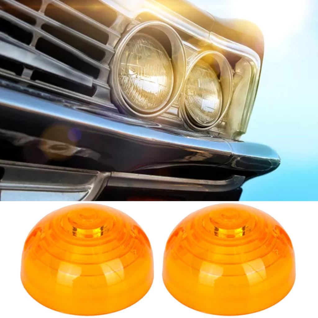 1 Set Side Marker Indicator Light Lamp Lens Kit for Defender 90 110 Replace 589285 Amber Indicator Lens Auto Accessories