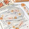 Cute Capybara 4-Piece Stationery Ruler Set - 15cm