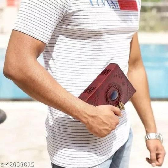 Handmade Leather Diary Embossed Antique Lock for Artist Sketchbook Size 7 * 5 Inch