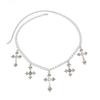 Temperament Hollowing Cross Waist Chain Vintage Multi-layer Body Chain  Nightclub Wear