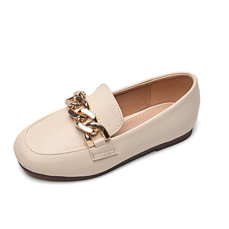 Girls' Leather Princess shoes2026Soft-soled Non-slip Children's Loafers for Older Kids, Suitable for All Seasons, Ballet Shoes
