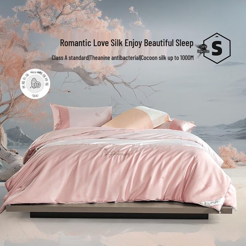 

Mercury 100% Mulberry Silk All-Season Duo Duvet