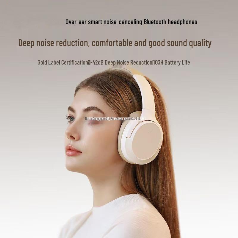 2025 Hua Sports Wireless Over-Ear Bluetooth Headphones with Noise Reduction & Long Battery Life for Esports