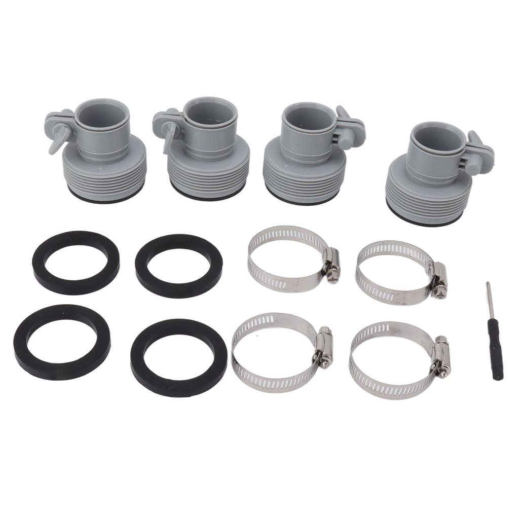 Adaptor Furtun Tip B cu Guler de Rezervă pentru Pompe Filetate Intex FIT ARU Tip B Clemă de Piscină