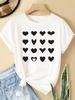 (Asian Size) leopard trend cute 90s Women Casual Short Sleeve T  Tee Top Clothing Shirt Fashion Printed Lady Female Graphic T-shirts