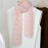Retro Embroidered Flower Lace Scarf Breathable Mesh Lightweight Female Headscarf Long Sunscreen Shawl Women