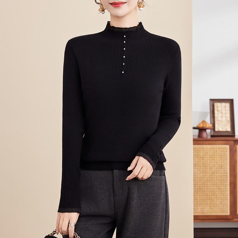 2025 New Winter Knit Sweater for Middle-aged Women - Stylish Base Layer