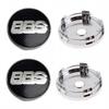 4 Stück 60mm BBS Logo Emblem Plakette Auto Radnabendeckel Räder Radkappen Auto Nabenfelgenabdeckung Ersatz Auto Zubehör