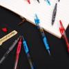 10/100 PCS Roise Retractable Gel Pens Set Black/Red/Blue Ink Ballpoint for Writing Refills Office School Supplies Stationery