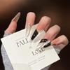 Cat's Eye Wearing Nail Pure Hand-made Nail Piece Fake Nail Wearing Nail Piece Advanced Sense Thin Dog Long