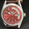 AUTOMATIC VINTAGE REFURBISHED SEIKO 5 6309A JAPAN MENS RED DIAL WATCH a440690-9 Sk-a440690-1