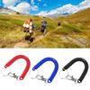 Stretchy Spirals Keyring, Retractable Keychains Coil Spring Keychains Nickelplate Key Hook Color Keychains for Backpacks