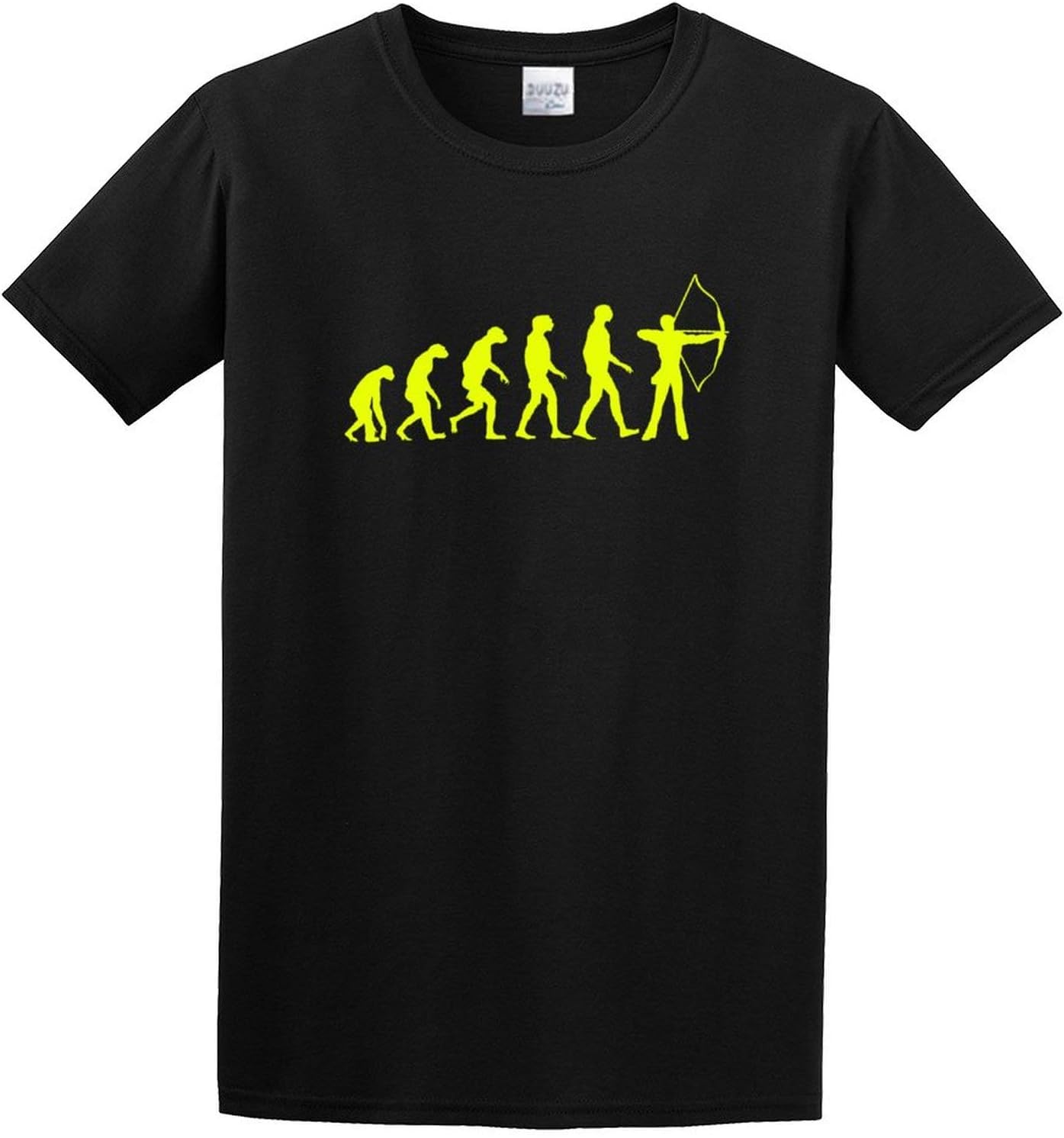 The Evolution of Archery O Neck Men T-Shirt Black XXL чёрный