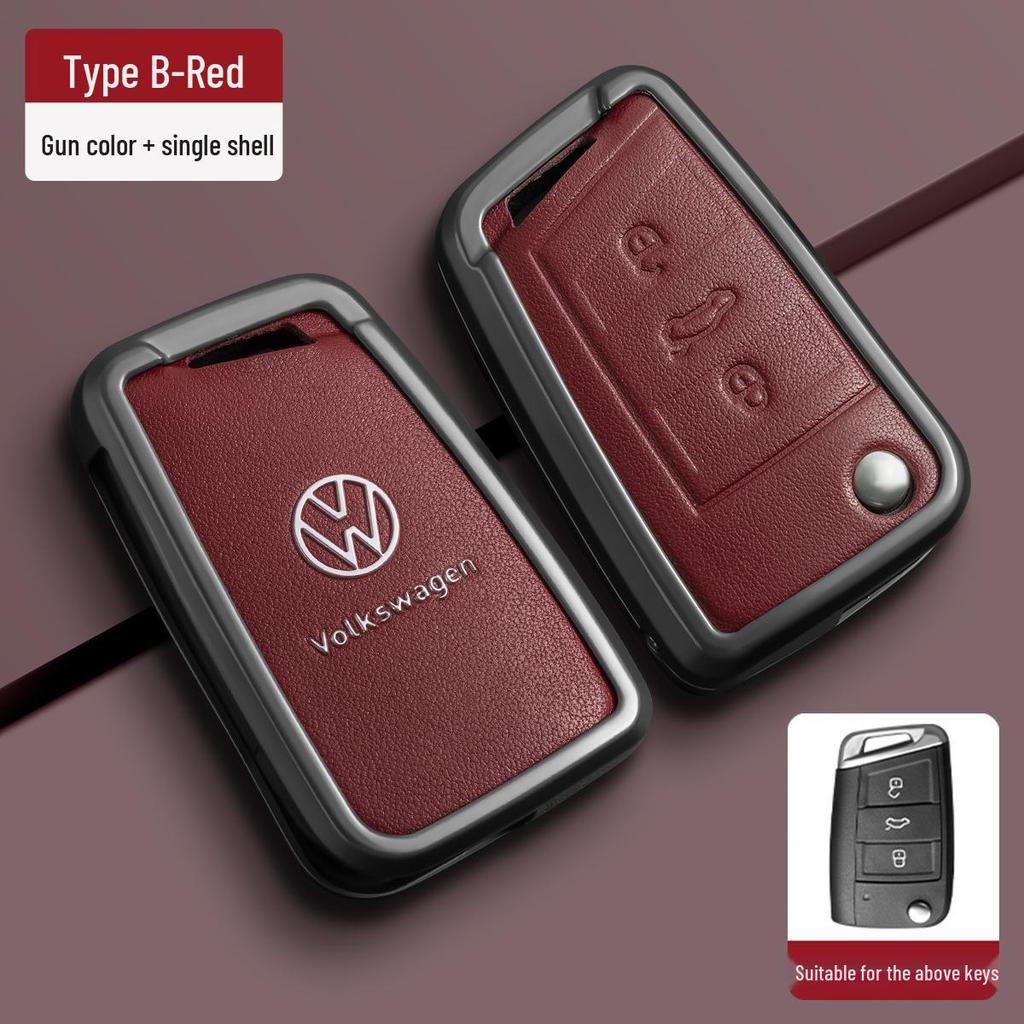 Volkswagen Key Covers: Compatible with Magotan, Passat, CC, Sagitar, Polo, Tharu, Tayron, Lavida, Tiguan L, T-Roc.