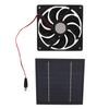 10W Solarbetriebenes Paneel Abluftventilator Mini Ventilator Wasserdicht für Wohnmobil Yacht Gewächshäuser Tierhäuser Hühnerställe