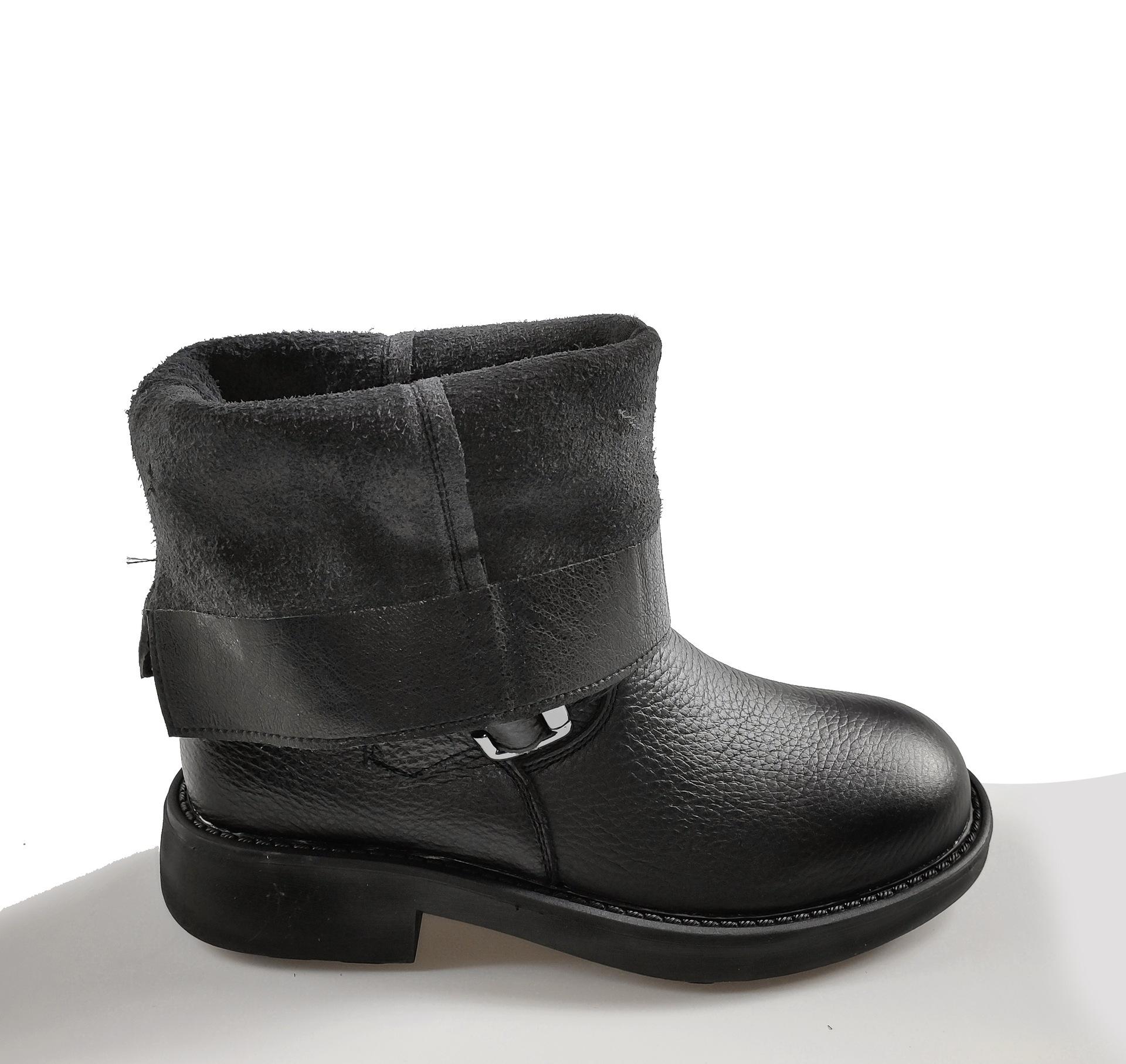 

European and American flat-bottomed knight boots, winter stars, the same , spring and autumn single boots, genuine 35