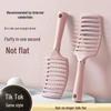 Ribbed Fluffy Hair Comb for Women - Scalp Massage & Styling Cushion