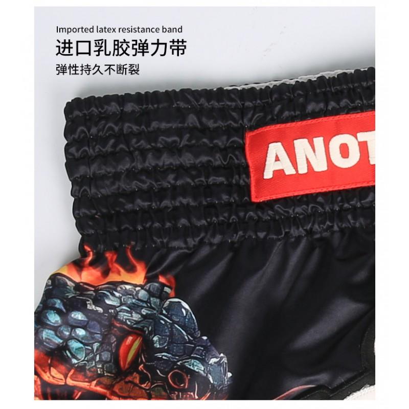 Anotherboxer Flame Snake Muay Thai Shorts Boxing MMA Martial Arts Training