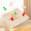 Wooden Chess Playthings Strategy Games ideal for Children Brain Training Parent-Child Interactive Board Games Fun Play Logical Thinking Puzzle Gifts