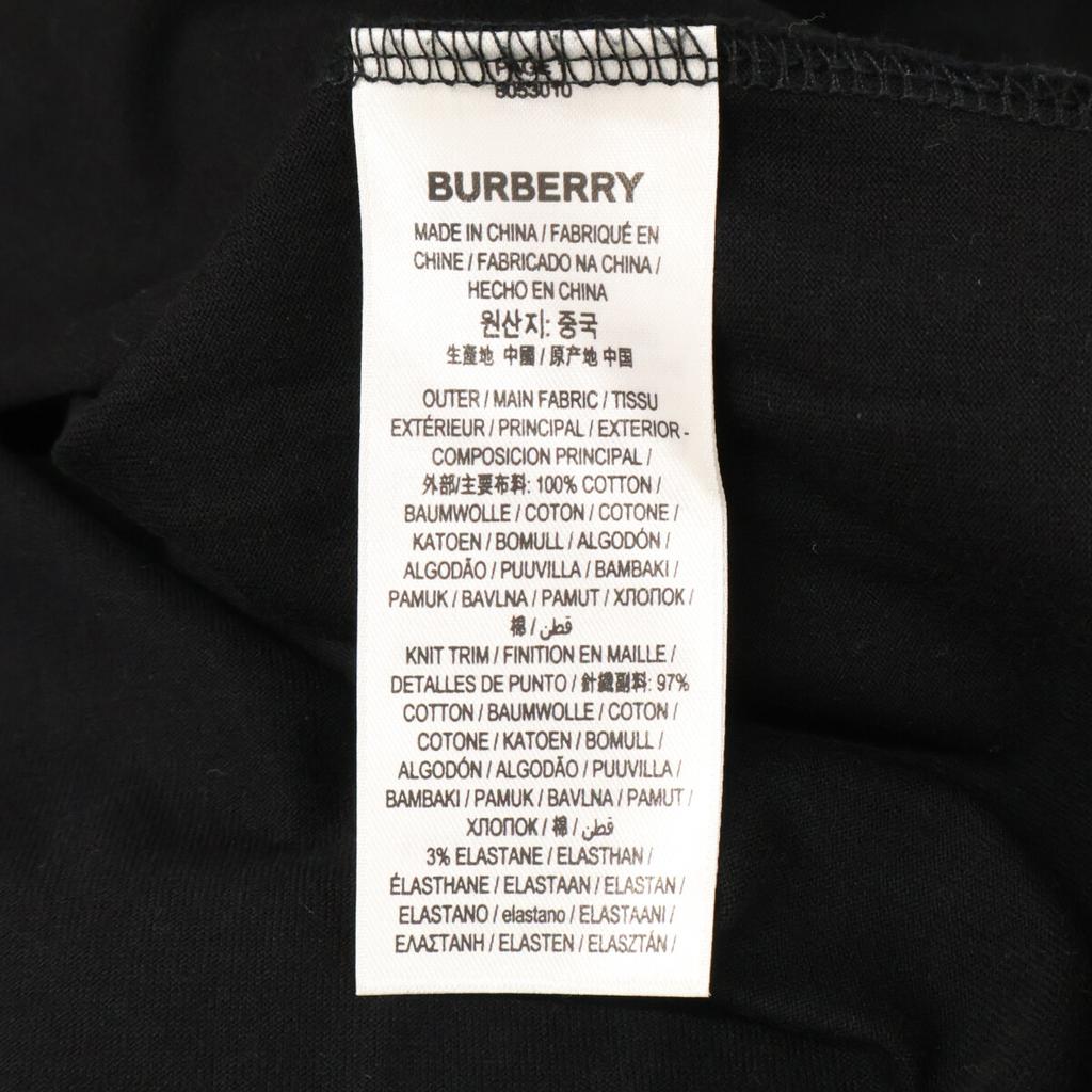 BURBERRY Black 8053010 Cotton T-shirt tops L blackUsed