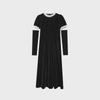 2024 Winter French Style Velvet Dress with Elegant Sleeves - Interpretation of Beauty F2197