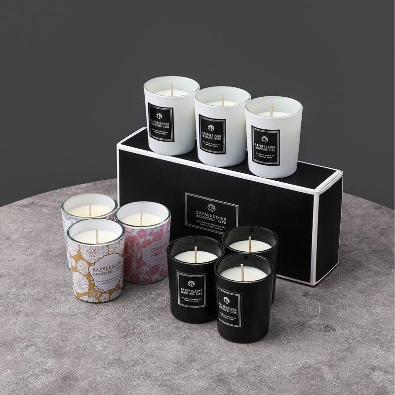 Scented Candle Gift Box Set Indoor Household Soy Wax Scented Candle Souvenir Decoration
