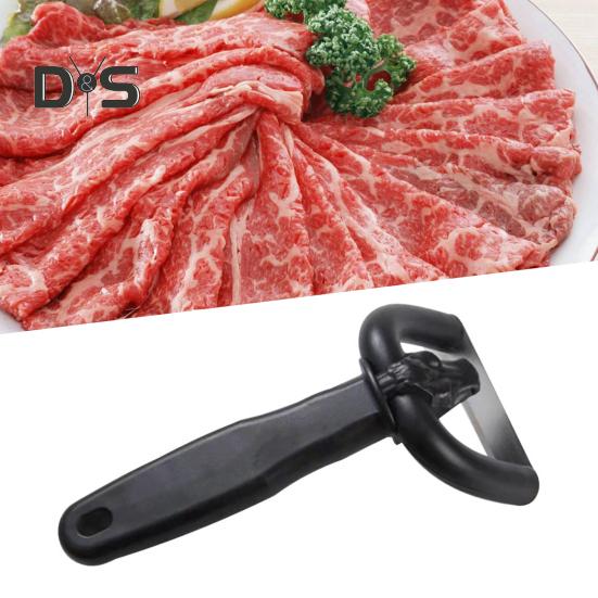 Stainless Steel Anti Rust Meat Slicer Labor Saving Ergonomic Design Food Cutter Kitchen Tools