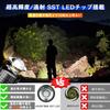 Latest Enhanced LED Handy Military Equipped with High 5 Lighting Zoom Battery Comes with AAA Disaster Power Outage Emergency Mountain Night Fishing of