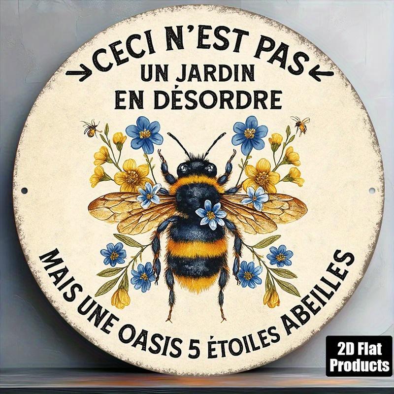 Impressão de Arte de Parede em Metal Personalizada de Alta Definição Dans Cette Classe Citação de Sala de Aula Francesa Decoração de Parede para Sala de Estar Quarto