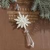 3PCS Party Supplies Christmas Crystal Snowflake Pendant Christmas Tree Decorations  New Year