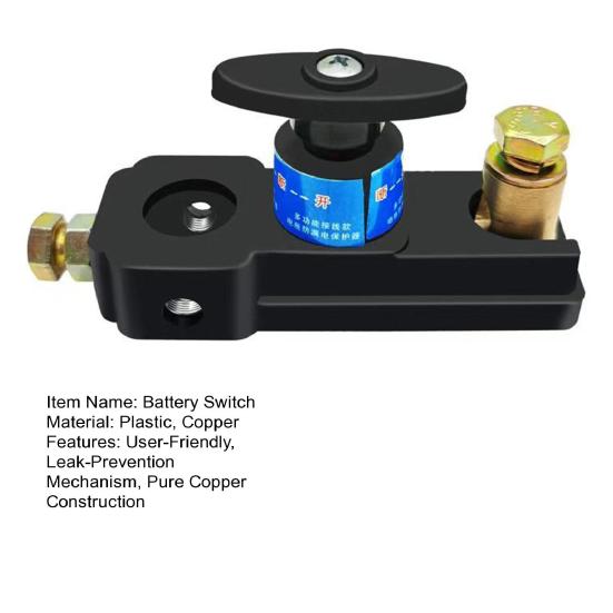 Battery Disconnect Isolator Switch Car Battery Power-off Cut Off Switch 12V 24V Universal Terminal Anti-Leakage Isolator Switch Prevents Drain Battery