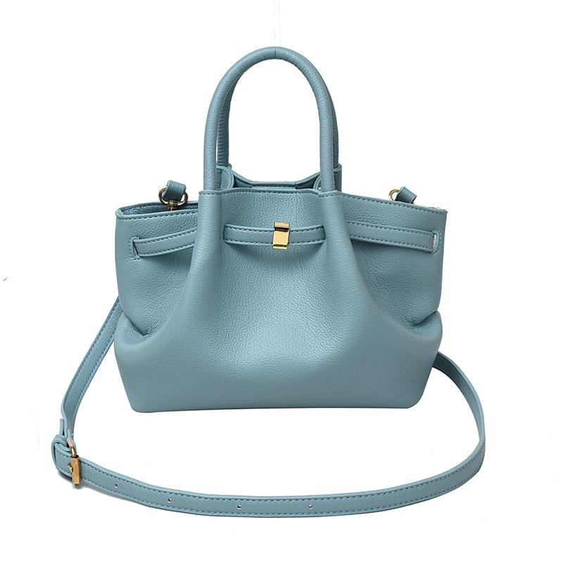 Wholesale Niche Design Pleated Portable Bucket Bag Women's Temperament Commuting Simple Wind High Quality Messenger Bag