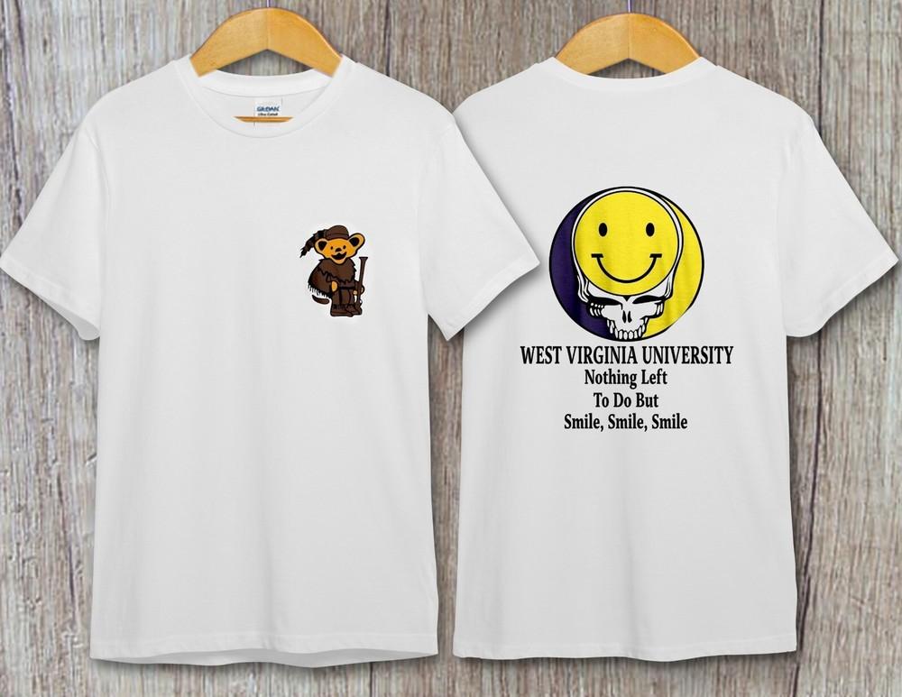 Vintage Grateful Dead Dancing Bears T Shirt West Virginia University S-2XL Unisex T-Shirt XXXXL