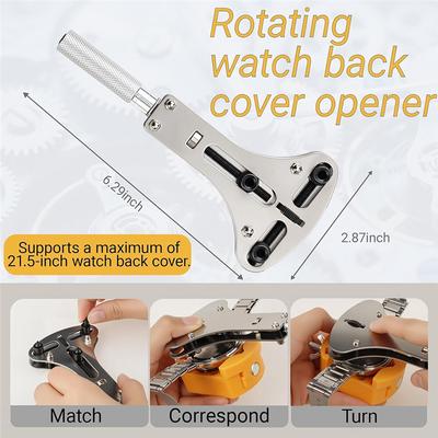 AAAF Watch Repair Tool Kit, Suitable For Replacing Watch Batteries And Adjusting Strap Length, Screwdriver Kit, Repair Tool