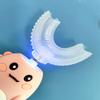 Ultrasonic children's electric toothbrush, can be charged via USB, equipped with an LED display and soft bristles