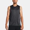 Under Armour Tech™ Vent Solid Loose Breathable Lightweight Crew Neck Sleeveless Tank Top Men Tops Dark-Gray 1384290-025