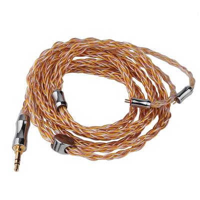 TRIPOWIN NUCOOL OFC Copper Braided Earphone Upgrade Cable 21-Core + 28-Core Silver-Plated (3.5mm-0.78mm 2-Pin, NUCOOL)
