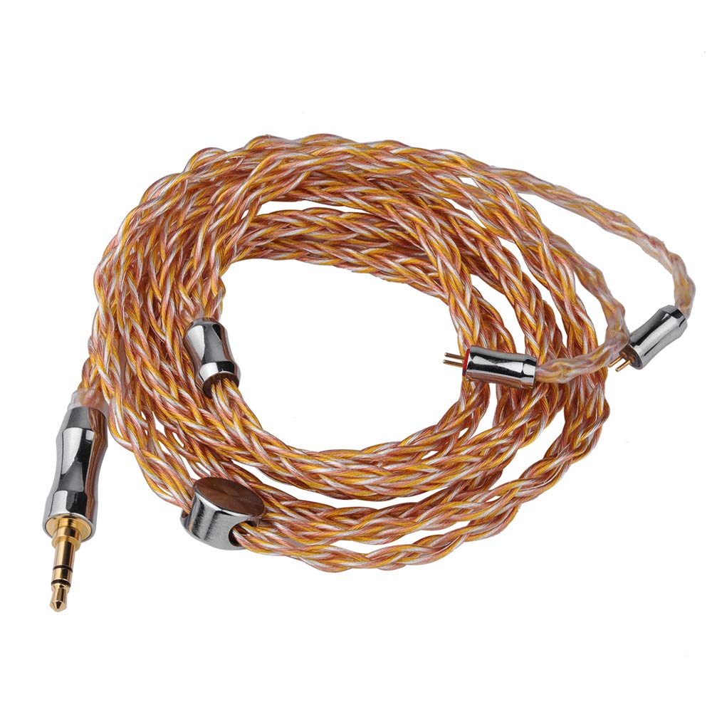 

Tripowin NUCOOL OFC Copper Braided Earphone Upgrade Cable 21-Core + 28-Core Silver-Plated (3.5mm-0.78mm 2-Pin, NUCOOL)