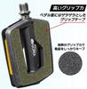GORIX Bicycle Pedals Flat Pedals High Grip Surface Black with Reflector Surface Compatible with Road Cross MTBs and Other Commuting To Work or School