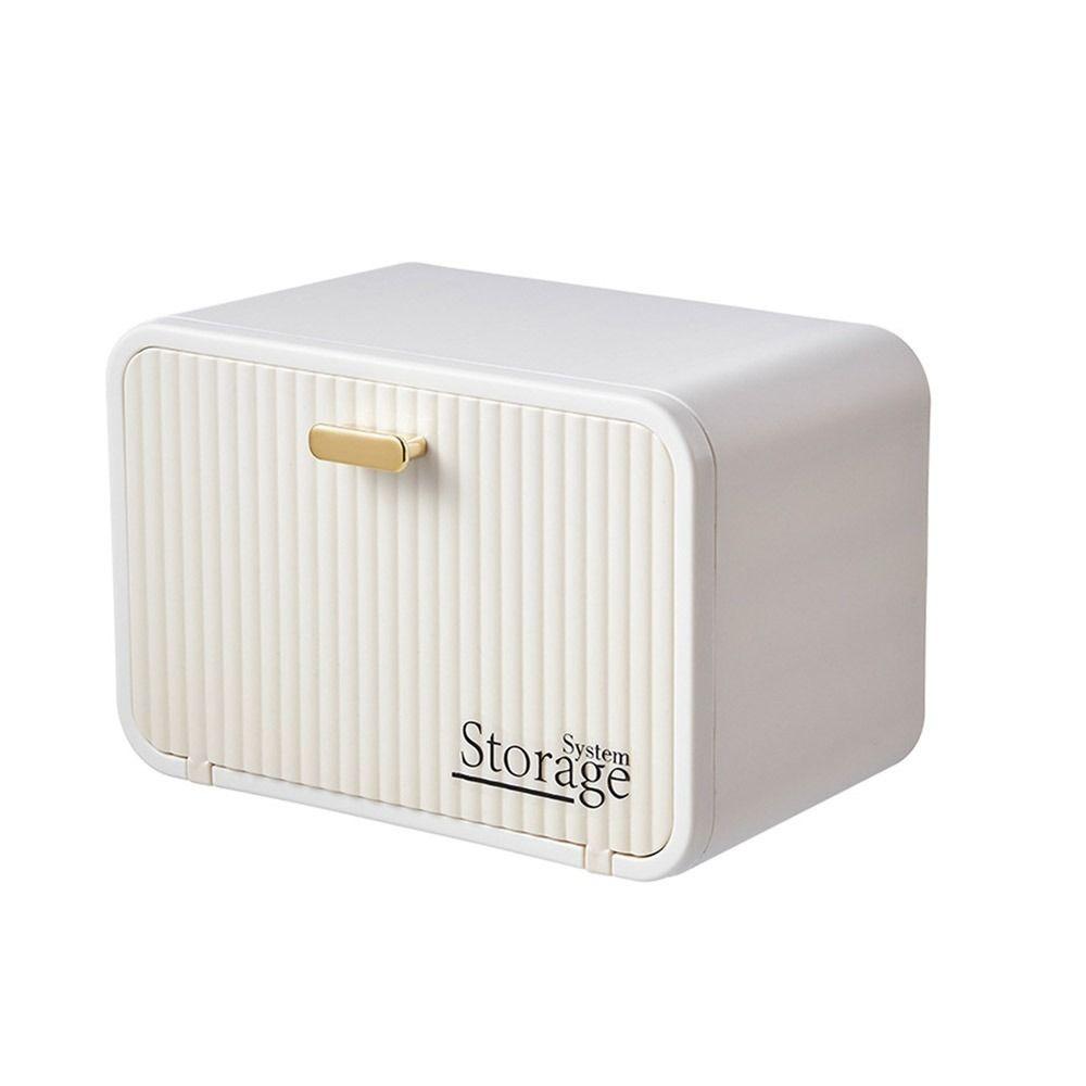 Large Capacity Transparent Storage Rack Wall Mounted Toilet Paper Organizer  Bedside Table